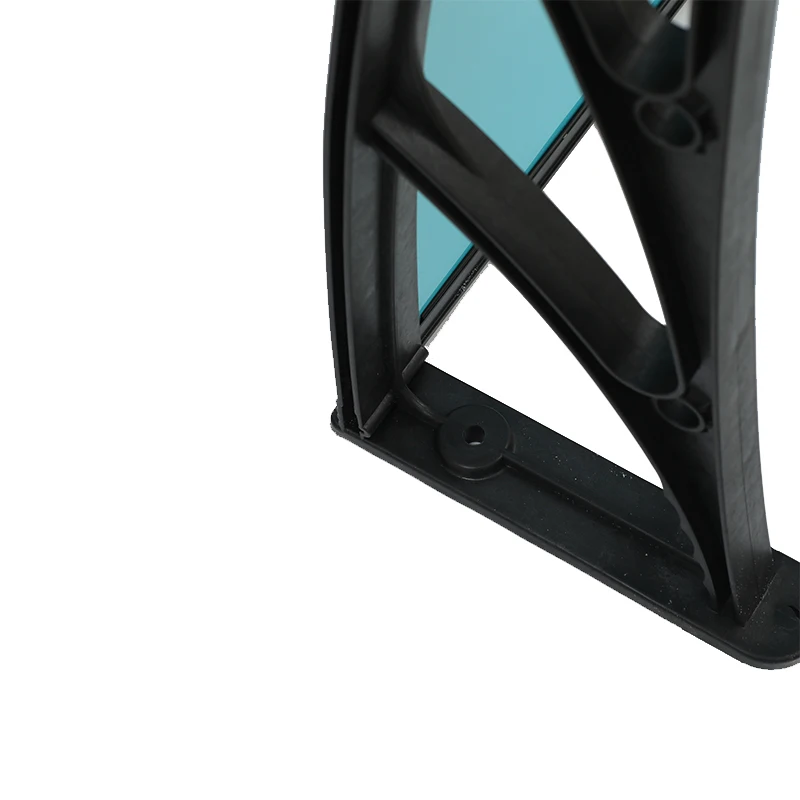 easy install anti UV polycarbonate glass awning canopies