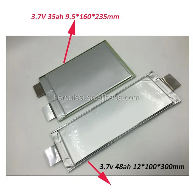 Pouch Size 3.7V 35Ah Lithium Li-Ion Polymer Battery Rechargeable for Tools