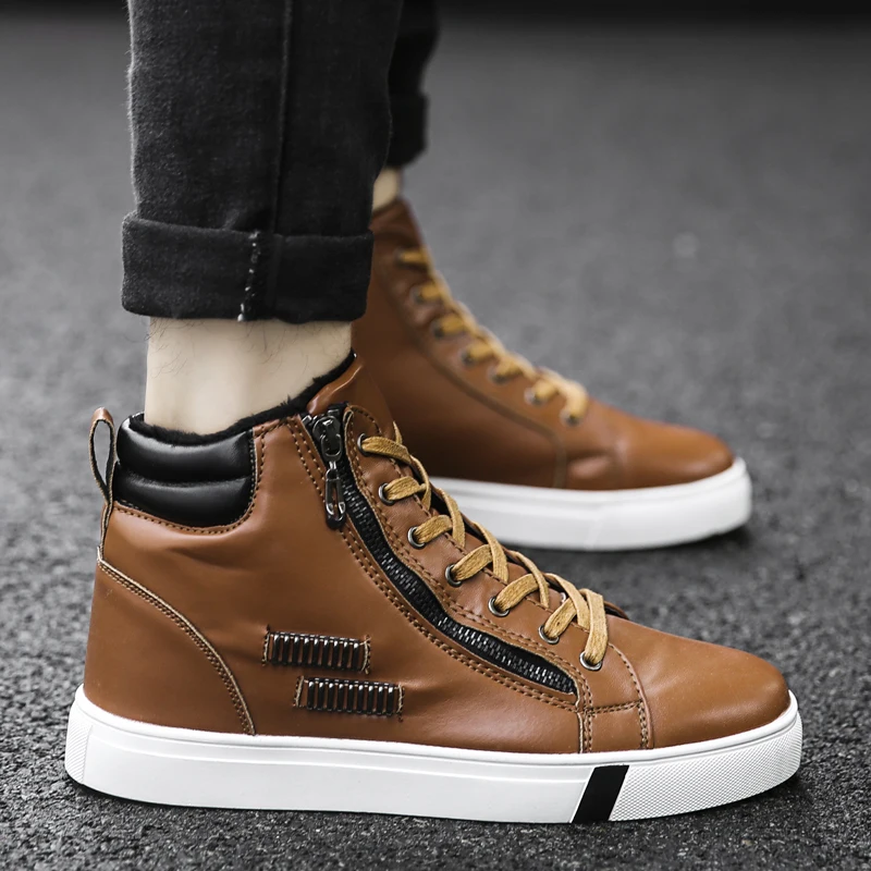 High quality male casual leather sports sneaker dubai China factory wholesale low price shoes men