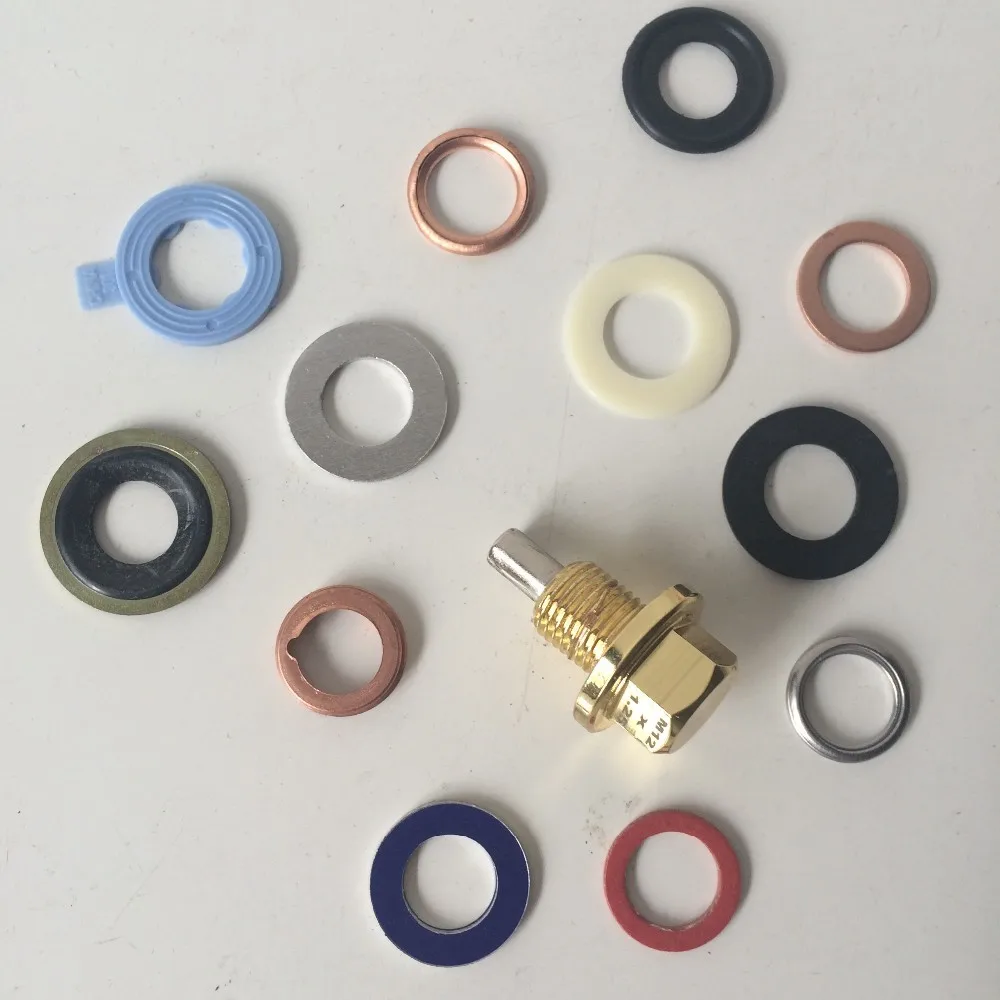Rubber Rib Gasket DRAING PLUG SEALING WASHERS COPPER CRUSH SEALING RINGS OEM OIL DRAIN SUMP PLUG