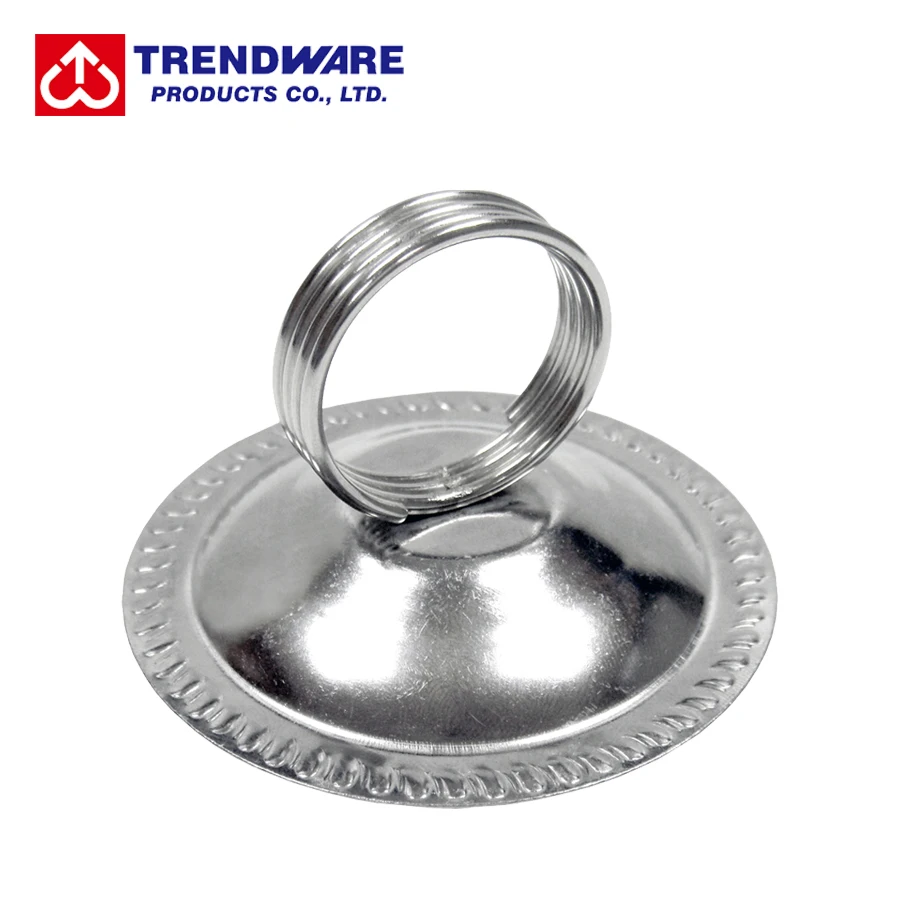 
Stainless Steel Spring Ring Clip Card Menu Holder 