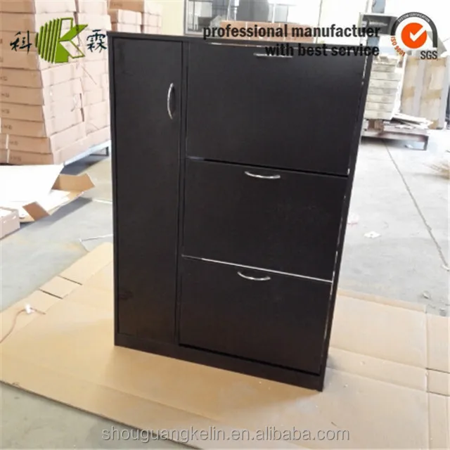 collapsible automatic vintage wooden shoe rack