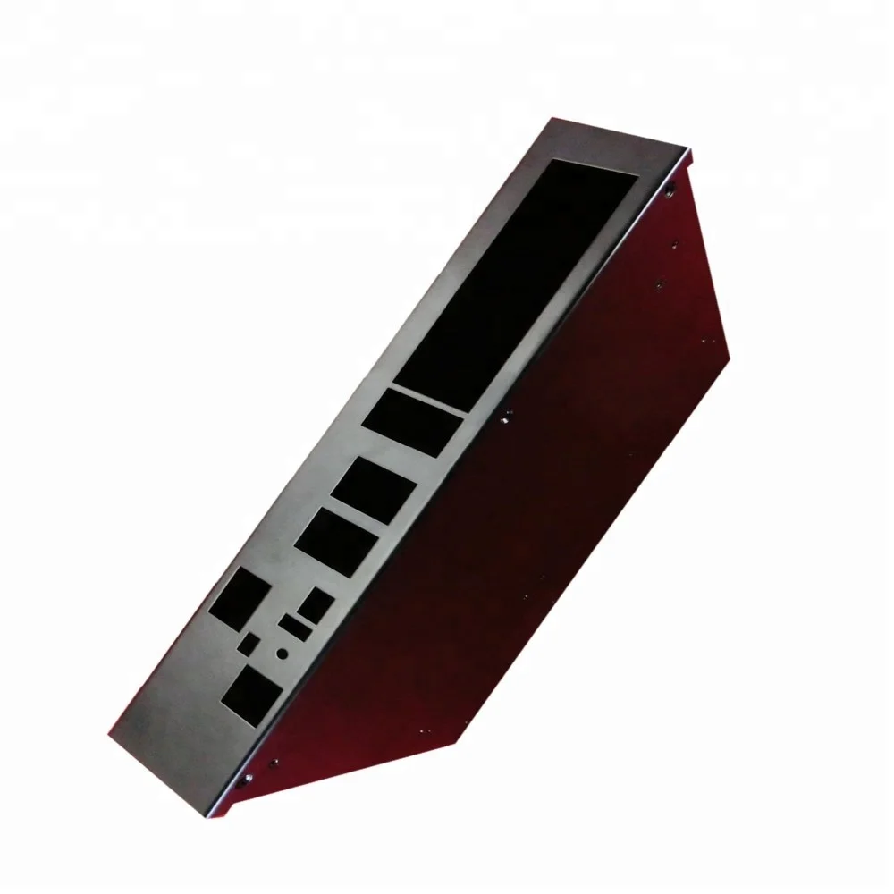 Aluminum sheet metal stamping process making housing case extruded electrical  pcb enclosure box