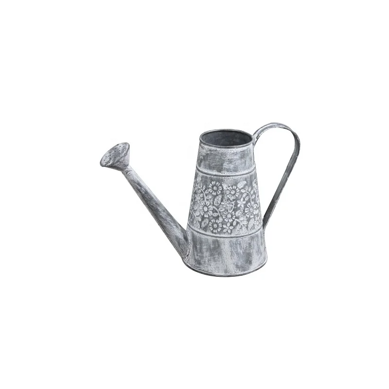 SGS оцинкованные декоративные горшки для цветов из оцинкованного металла, оптом