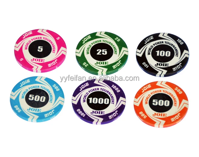 10 g European Ept Customized Ceramic Poker Chips