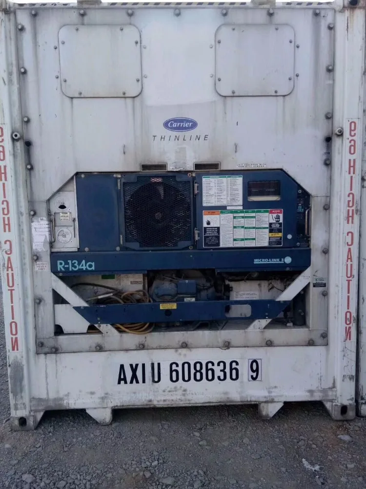 20ft used reefer container for sale with goods