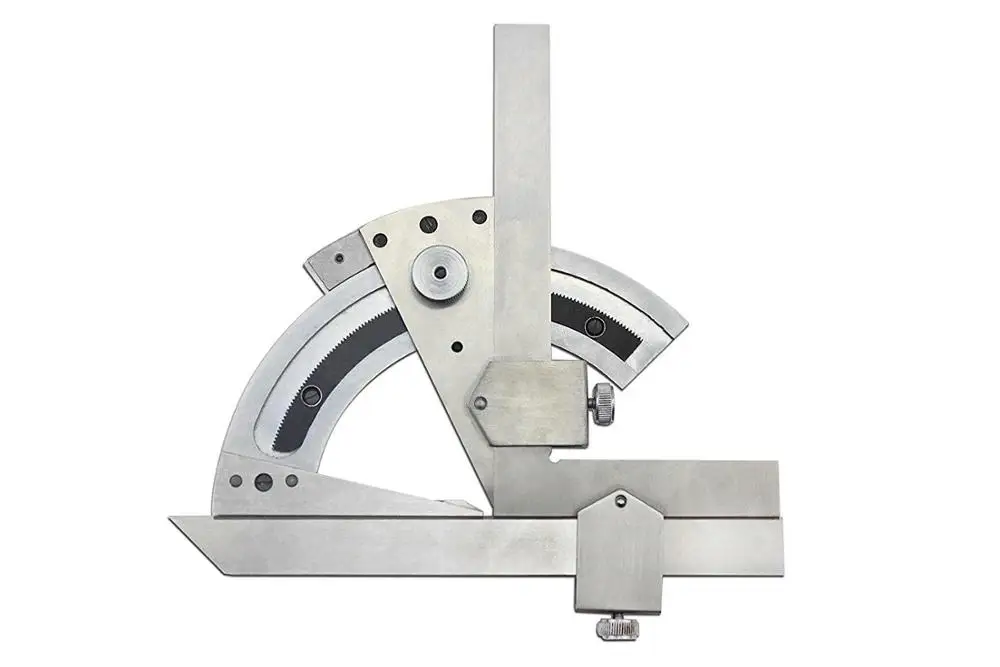 Universal Bevel Protractor 0-320 Degree Angle  Adjustable Vernier Protractor