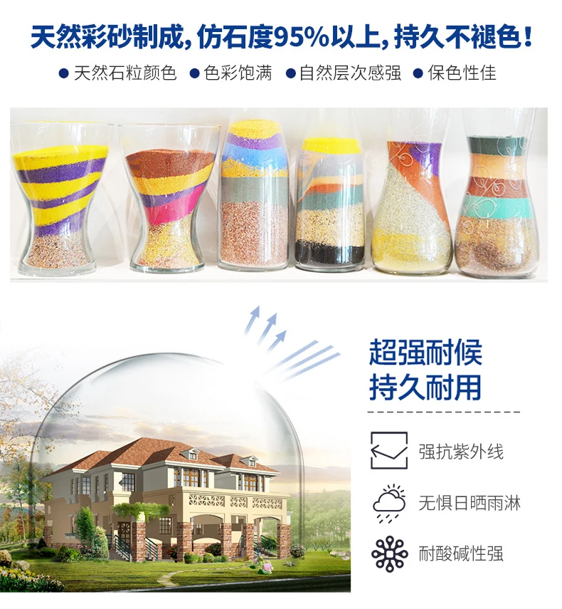 
Pintura a Base de Piedra Natural, Piedra en Polvo 