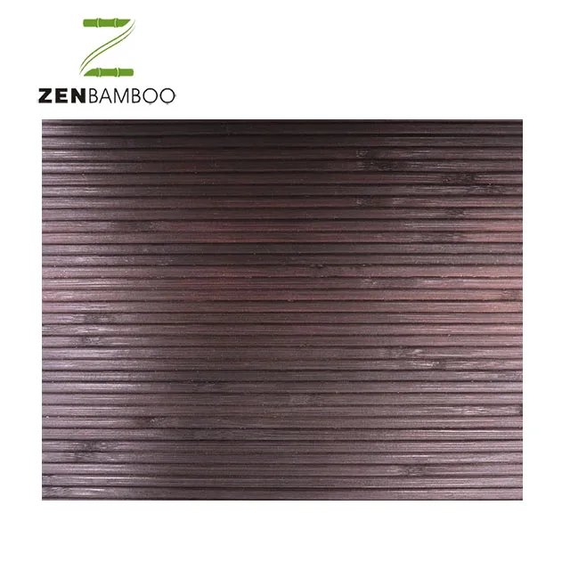 Бамбуковые деревянные панели темного цвета для украшения интерьера