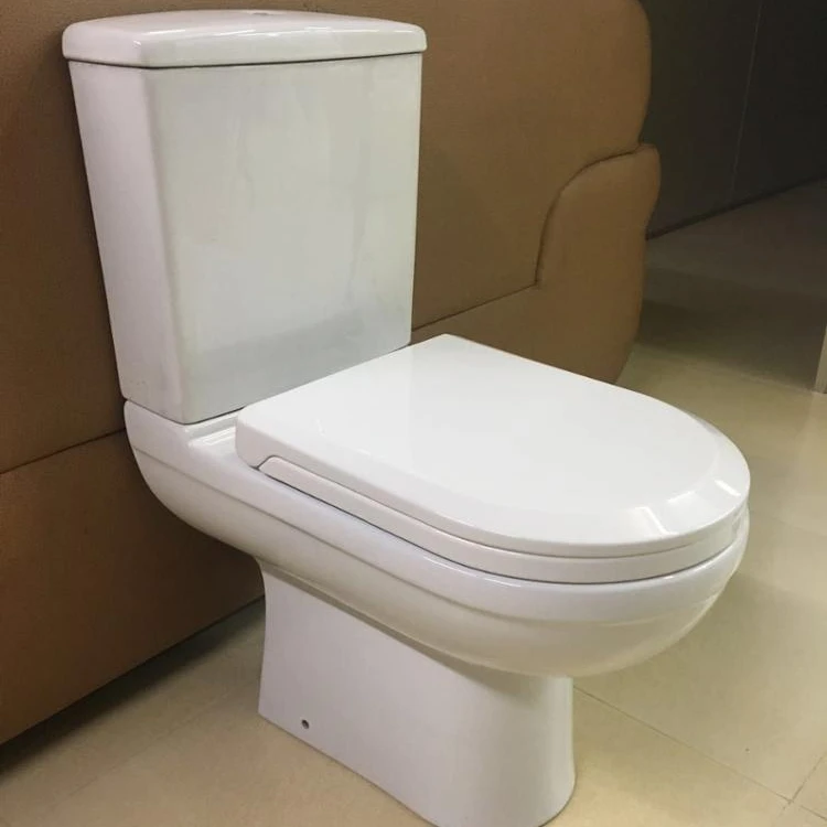 Small Size Cheap Price Wash Down Big Outlet Hole Two Pieces WC Toilet