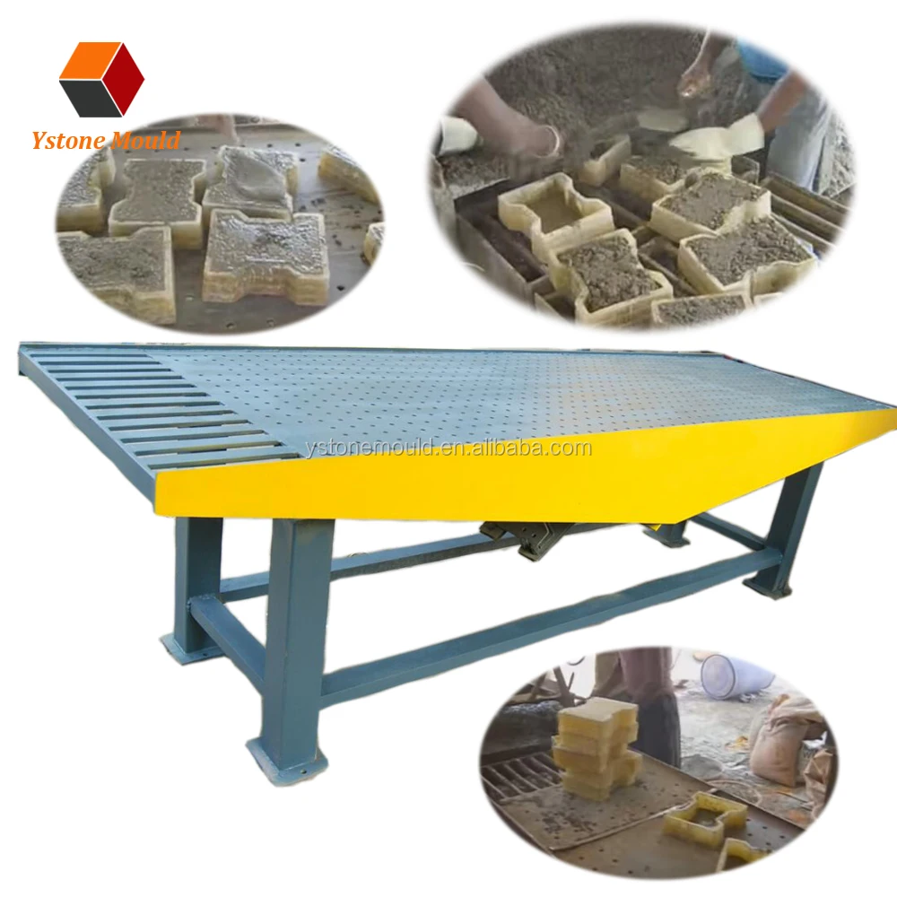 concrete paver block making concrete vibrating table