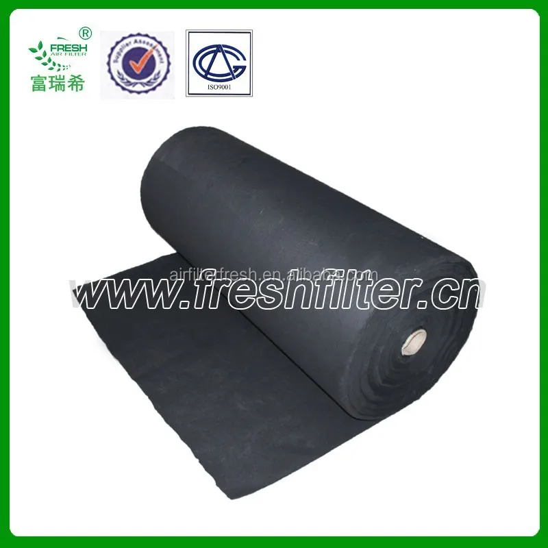 Non-woven Activated Carbon Fiber Fabric Price Air Filter Media Roll Carbon Active Filter