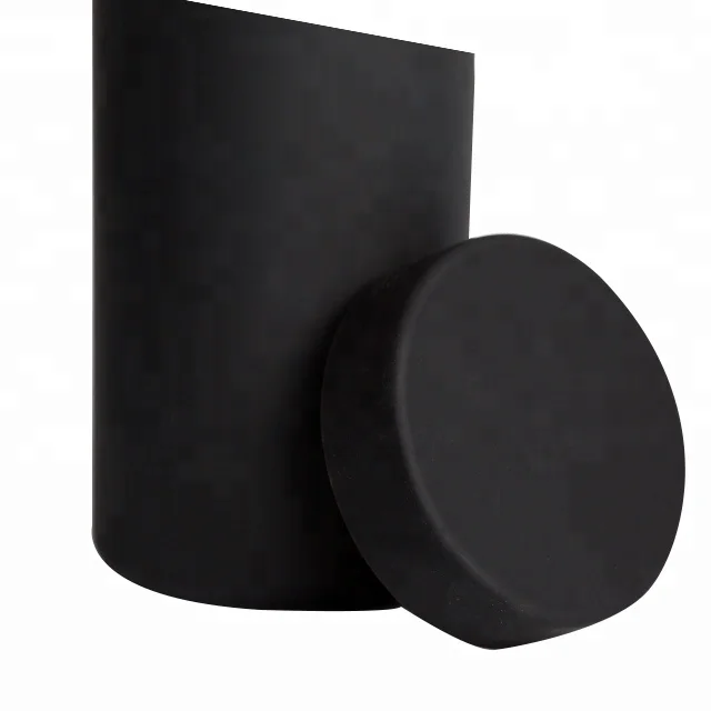 13OZ HDPE Black Soft Touch Sealable Plastic Protein Bottle For Supplement Capsule Pill