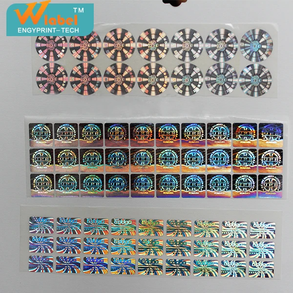 Дешевые Акции Пользовательские Клей голографическая наклейка