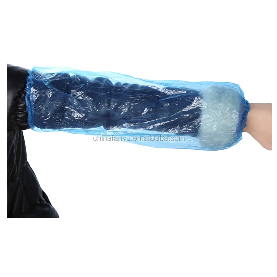 
pe white arm plastic sleeve cover for men 