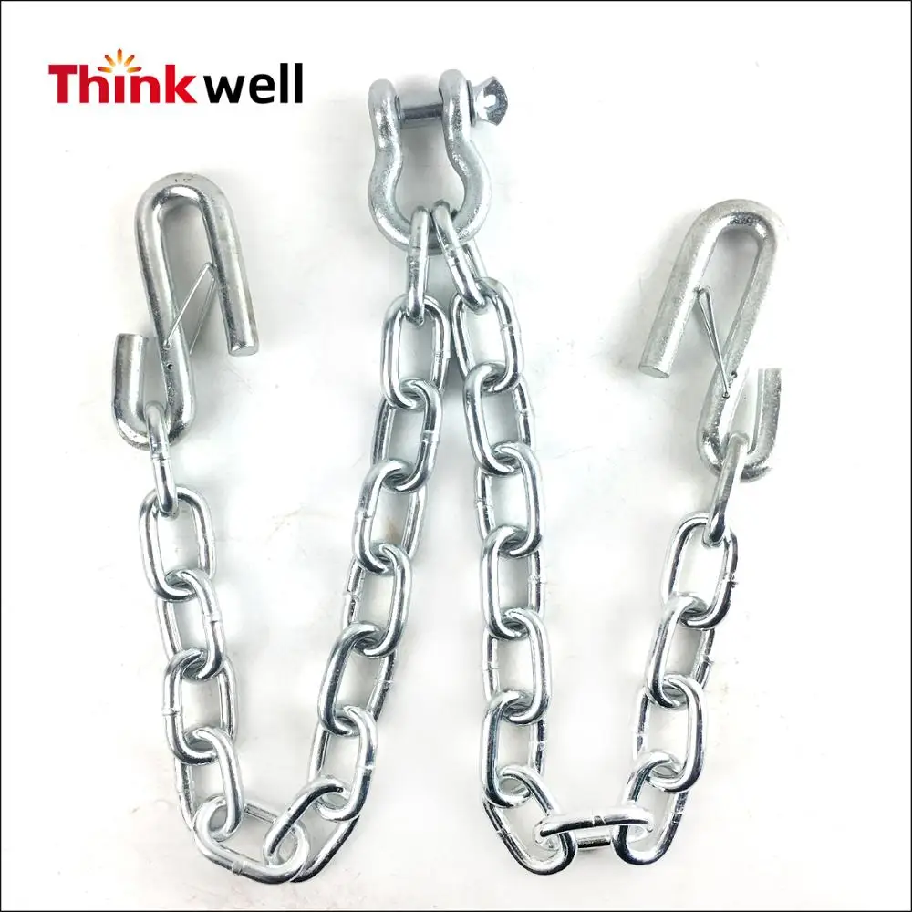 Factory Price Carbon Steel Galvanized G30 Lashing Chain with S Hook