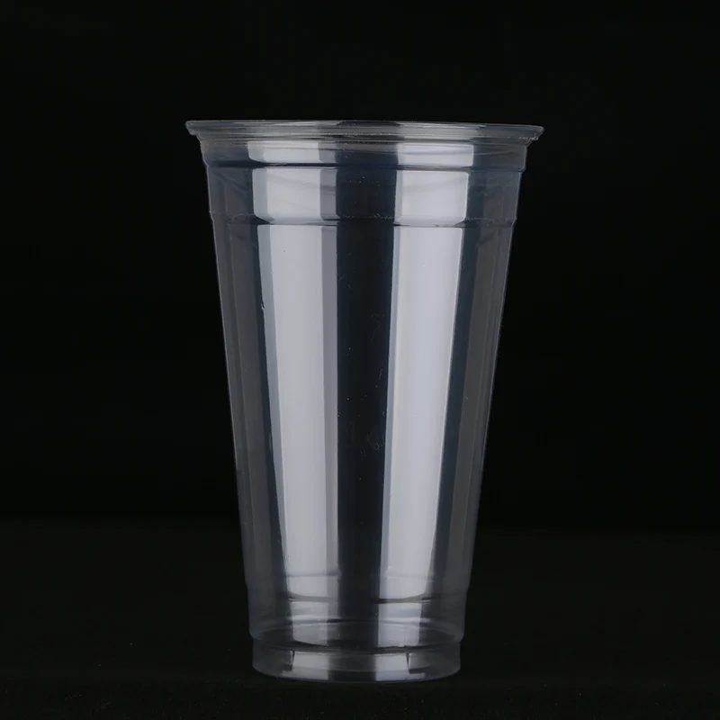 ZFCUP 10/14/16/20/24 oz 89mm Top Diameter Cheap Bubble Tea Cup with Straw Plastic Cup Custom Logo
