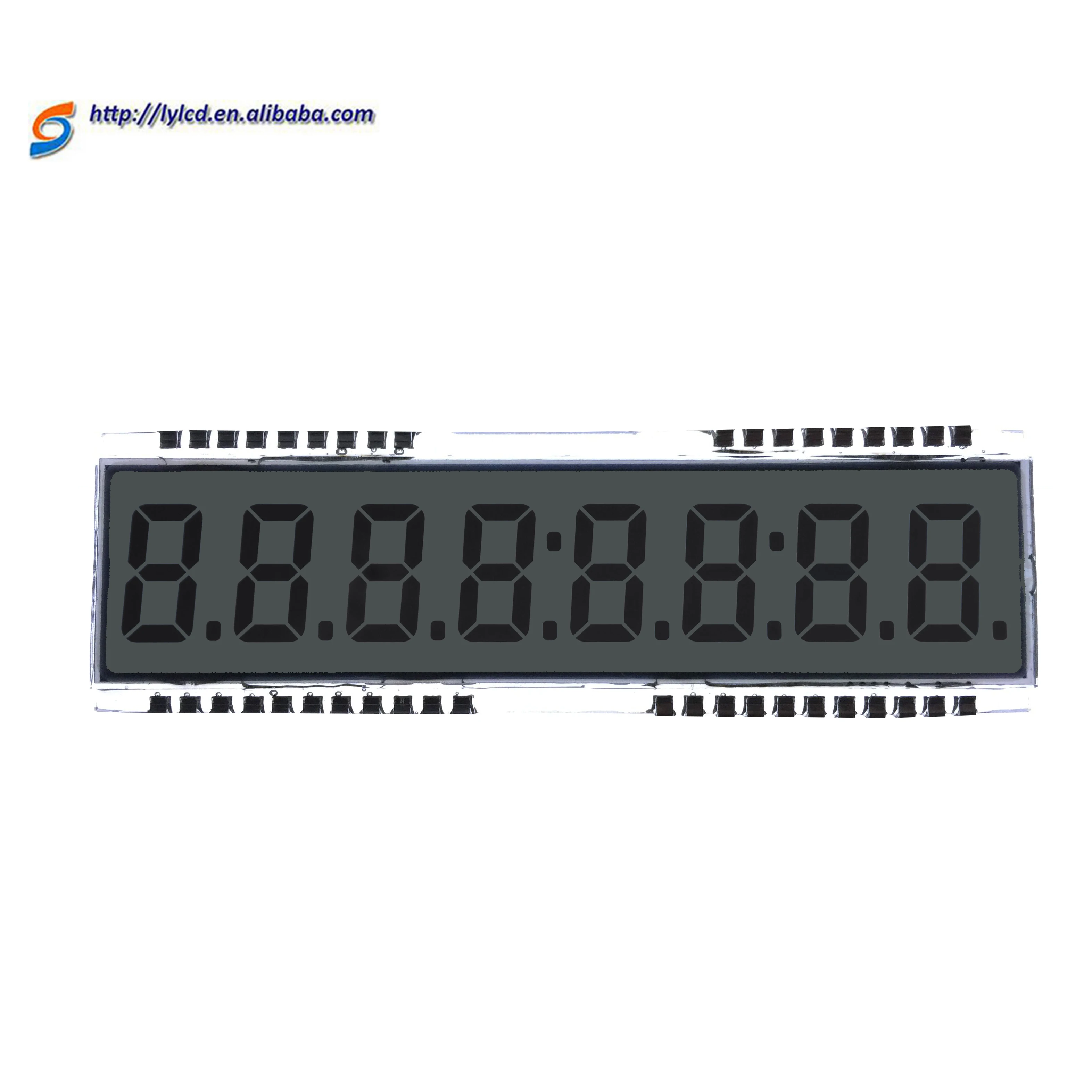 Заводская поставка, высокое качество, 8 цифр, 8 слов, сегментный код, дозатор топлива, бензиновый насос, сегментный tn ЖК-экран