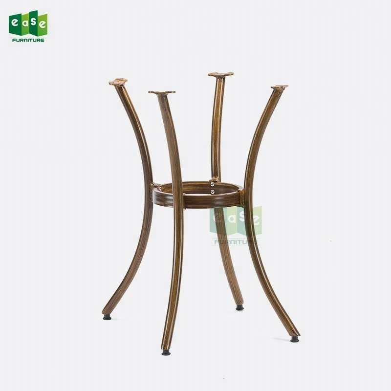 Bamboo Look Outdoor Bistro Table Legs for Marble Stone Tops (E9029)