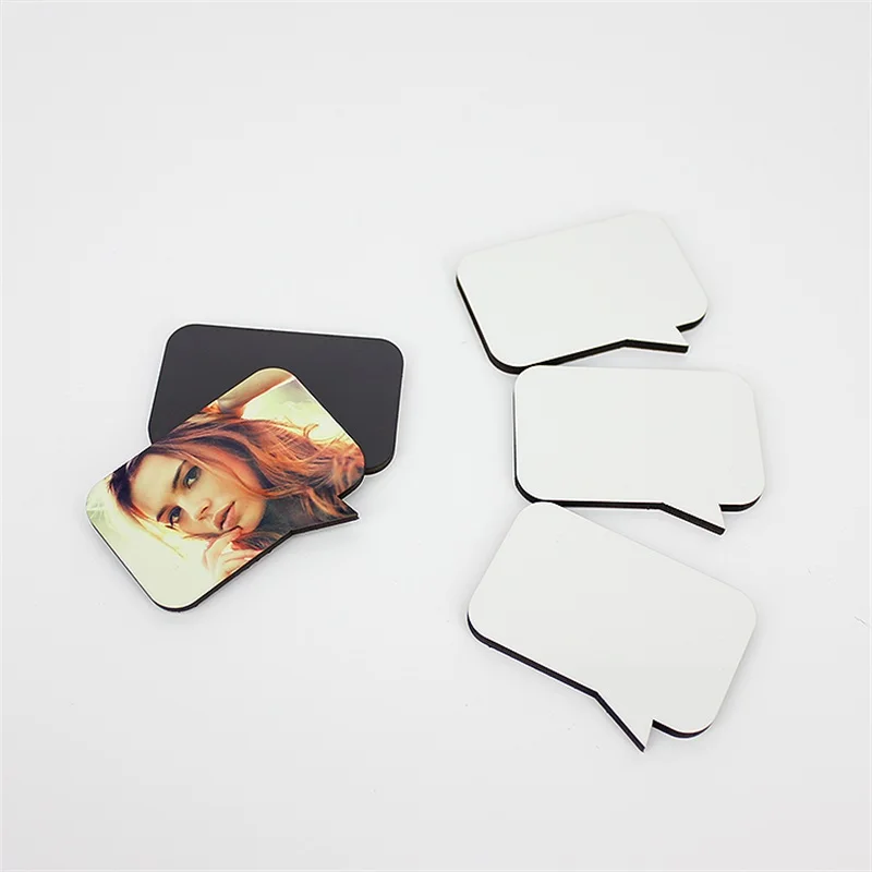DIY Sublimation MDF Blank Decoration Magnetic Sticker