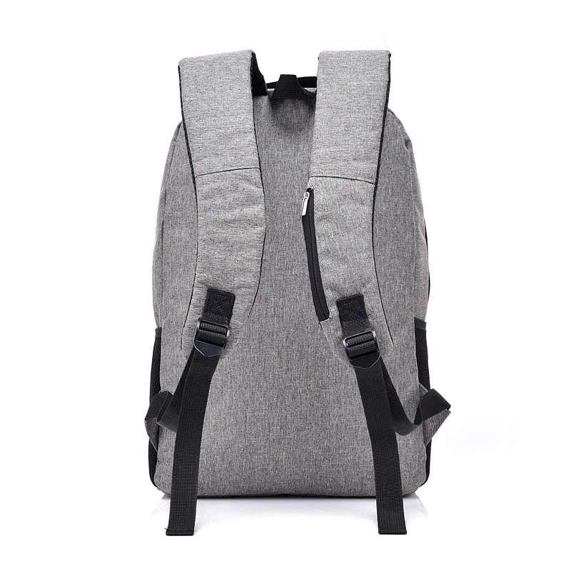 custom 15.6 inch 17 inch  black computer back pack waterproof laptop usb backpack  with coded lock for men