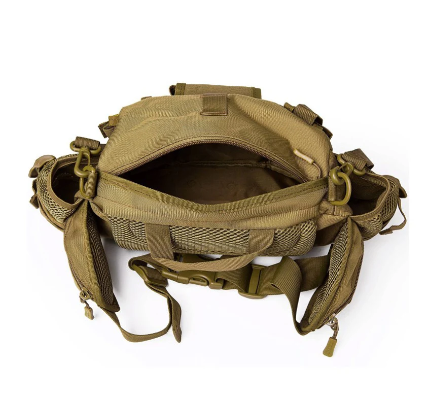 Tactical Waist Pack Bag Fanny Pack Sling Bag Range Bag EDC Camera Bag with Shoulder Strap for Outdoor,Sports,Jogging