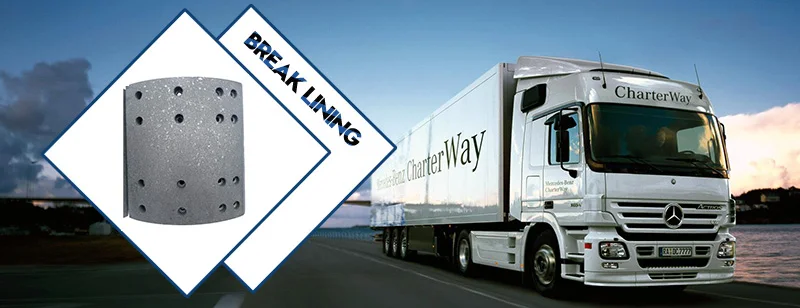 4515 Тормозная подкладка 4551 Тормозная подкладка freightliner Тормозная подкладка запчасти freightliner