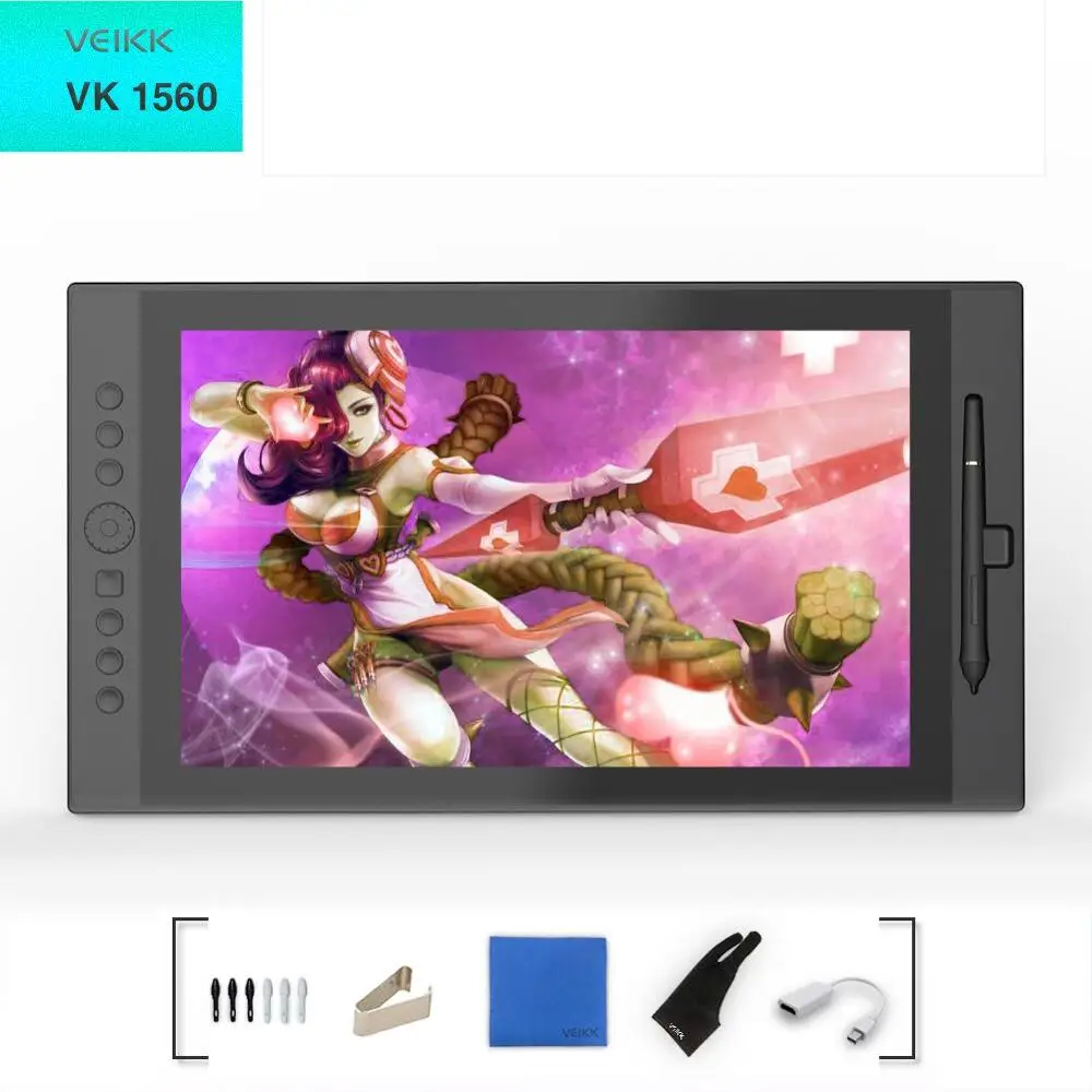 Планшетный монитор с ручкой и экраном 15,6 дюйма