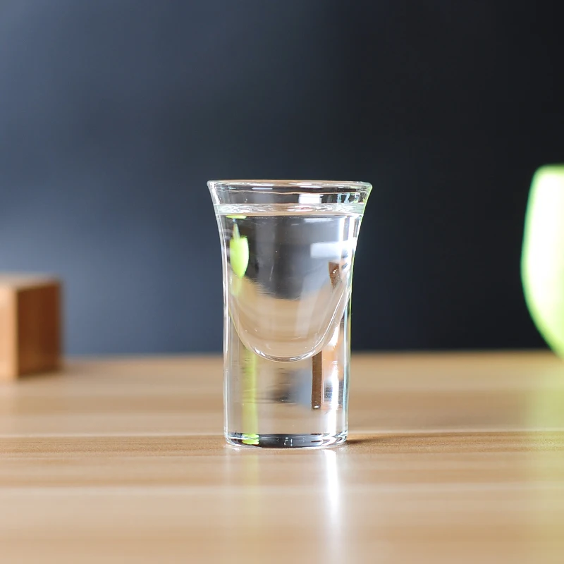 Free sample cylinder shooter glass cup for vodka and tequila