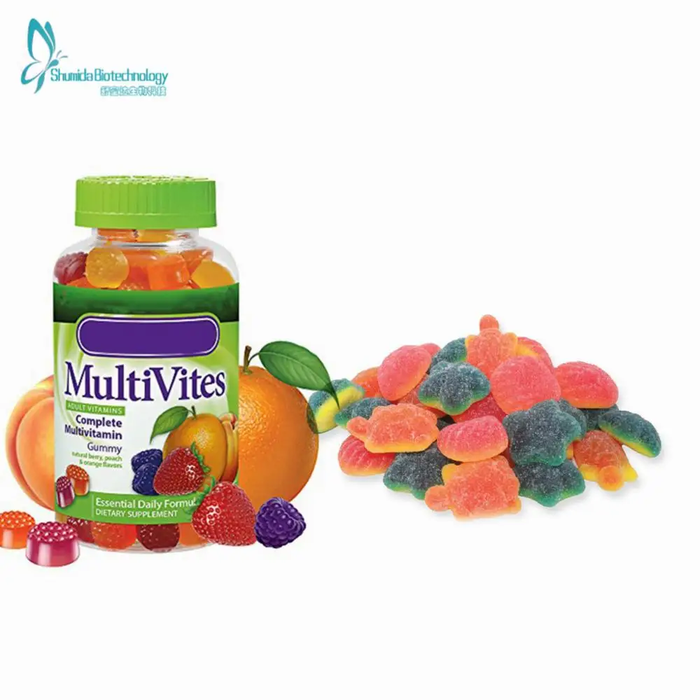 Oem private label custom gummy bear packaging gummy vitamins