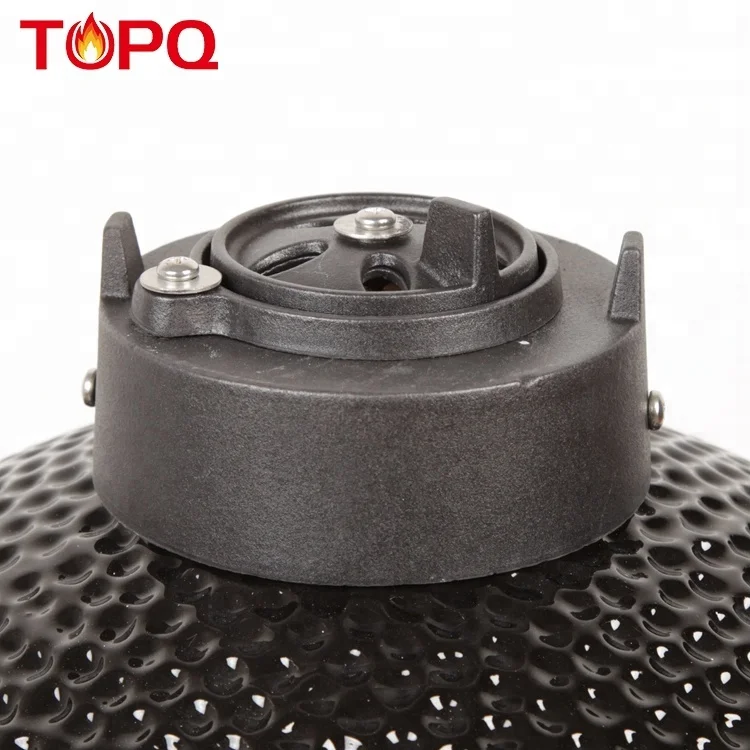 TOPQ Small Charcoal Ceramic Kamado Barbecue Grill