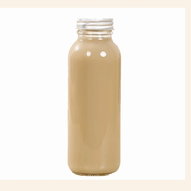 Kombucha Glass Bottle Milk Juice With Cork Lid