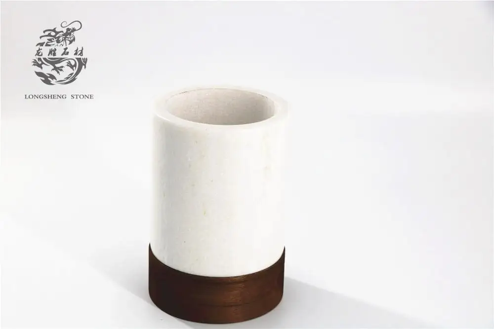 Wholesale Popular Customized Champagne Ice Bucket Stone Marble Wine Cooler Bar Accessories for Gift Decor and Beer Cooling