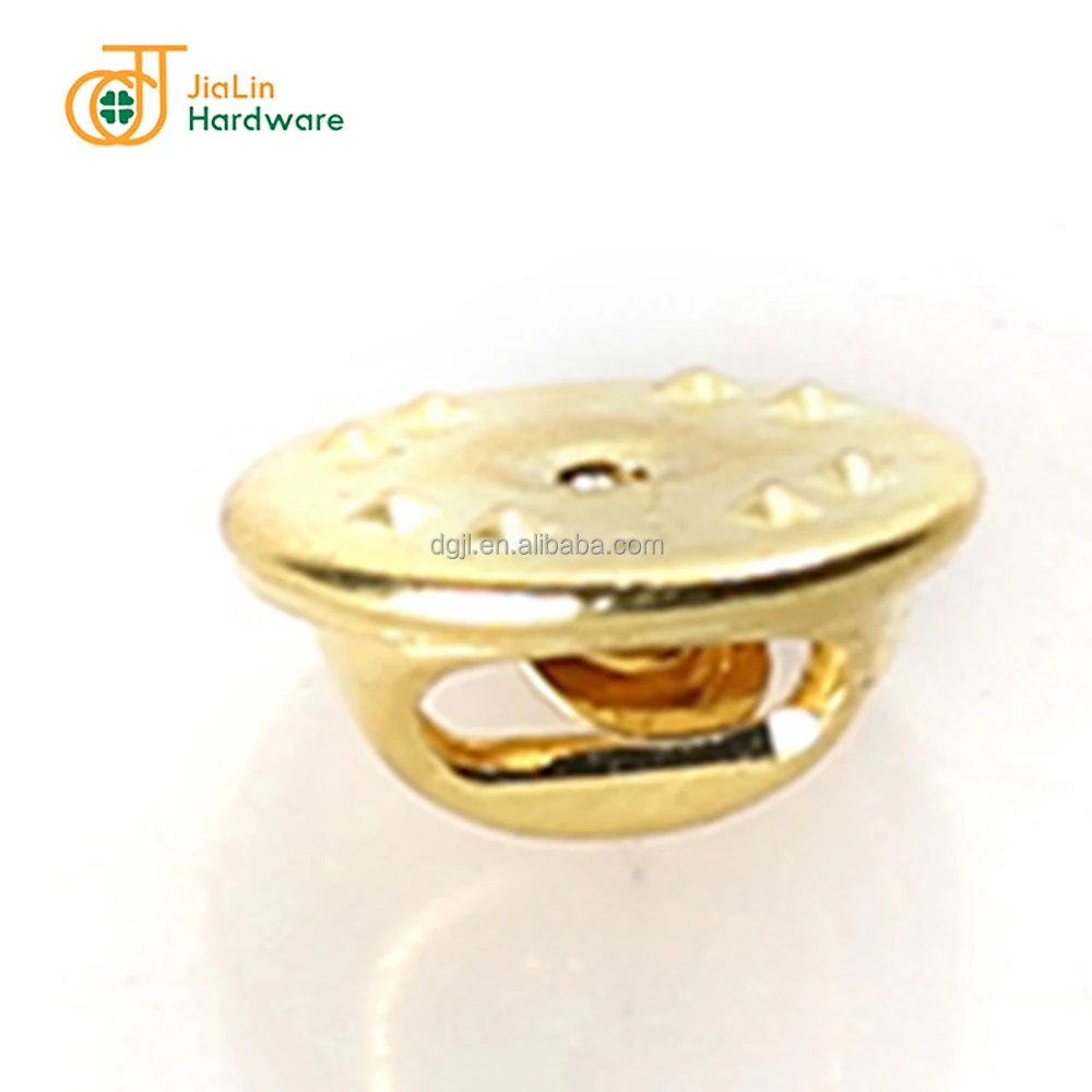 Factory Direct Sale Butterfly Clutch Pin Cheap Metal Gold Button Badge Backings Brass Butterfly Clutch Pin