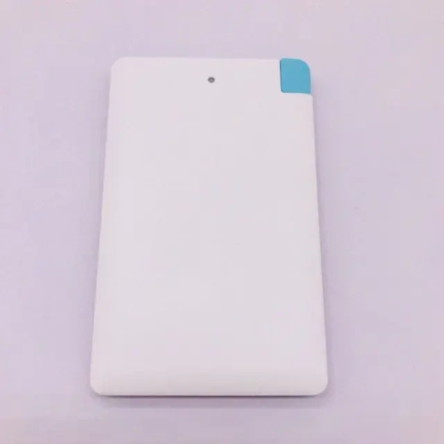 Custom logo credit card power bank, mini power bank 2500mah Mobile Power Supply h