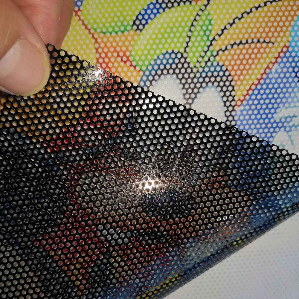 One way vision advertising sticker promotion decal