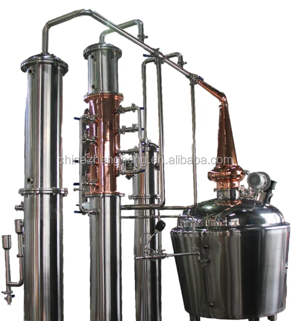 Stainless steel pot still distillation/milk can distiller/alcohol distillation factory