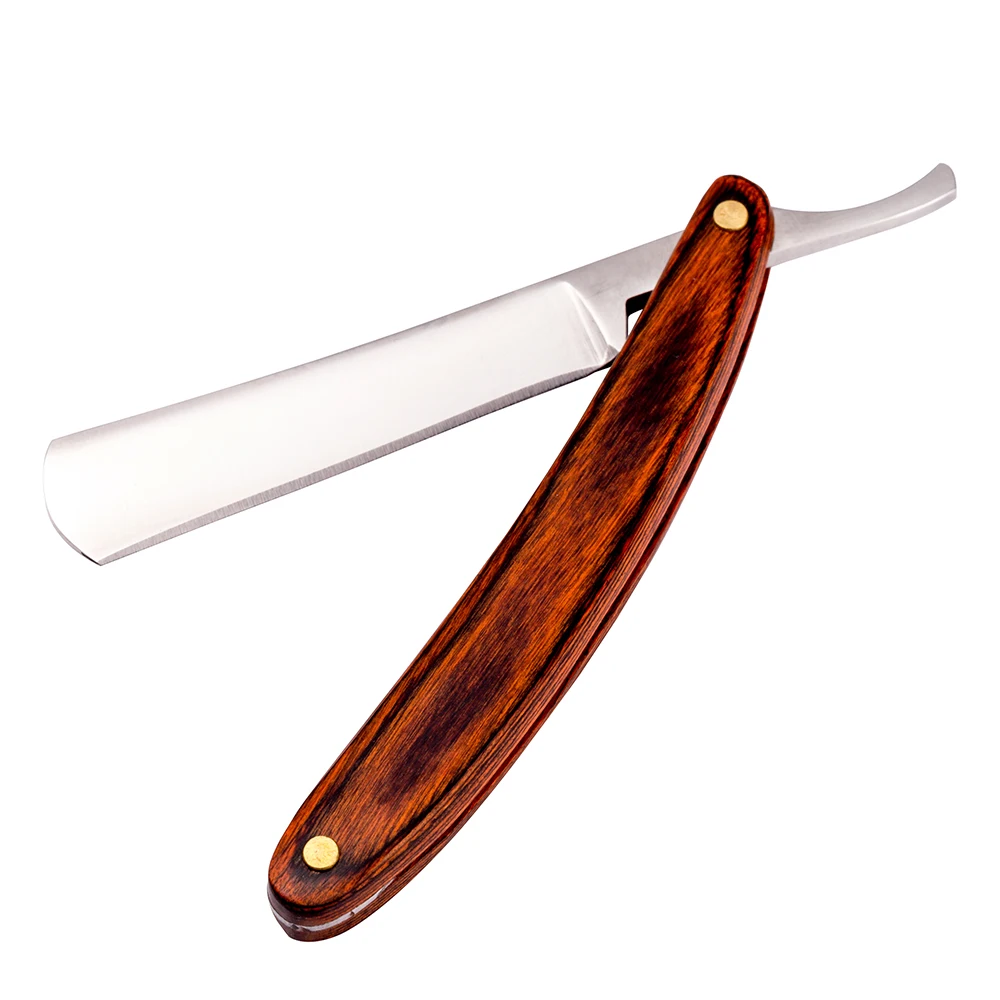 
Мужские деревянные прямые лезвия бритвы для парикмахера 