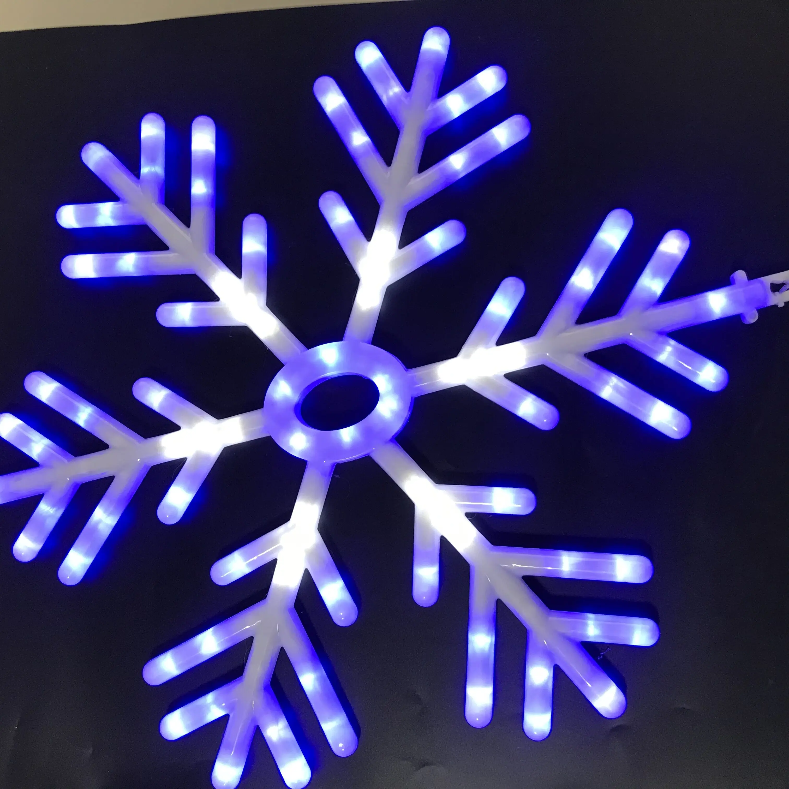 Christmas Decoration Led Snowflake Meteor Shower Rain Lights Outdoor Waterproof