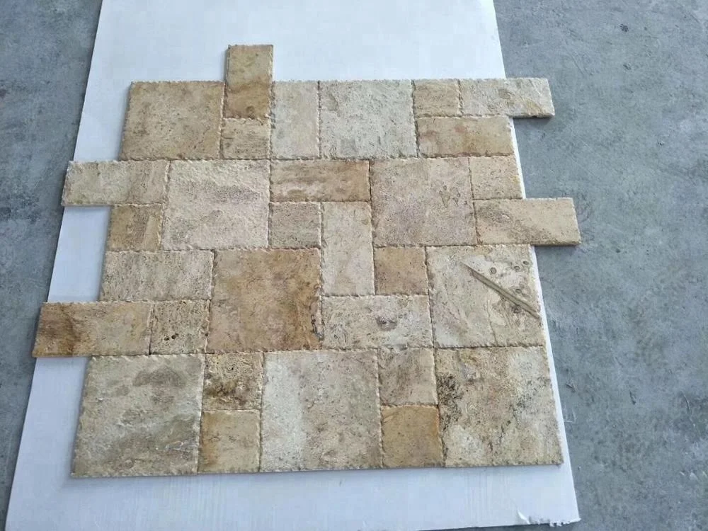Stone Prices Cheap Outdoor Patio Floor Tile Natural Cut-to-size Traditional Antacid CN;HEN DSB001 Graphic Design Brown CARIA