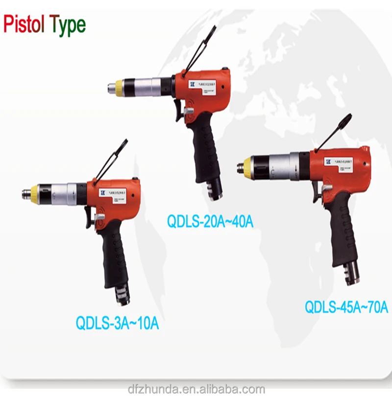 Pistol Type Air impact Screwdriver Power tools Pneumatic screwdriver bits