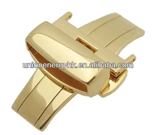 316L Deployment Clasp For Watch Strap Folding Butterfly Stainless Steel Watch Buckle