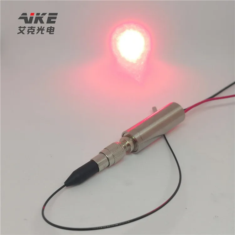 Factory supply 660nm 200mW fiber coupled optic laser diode module