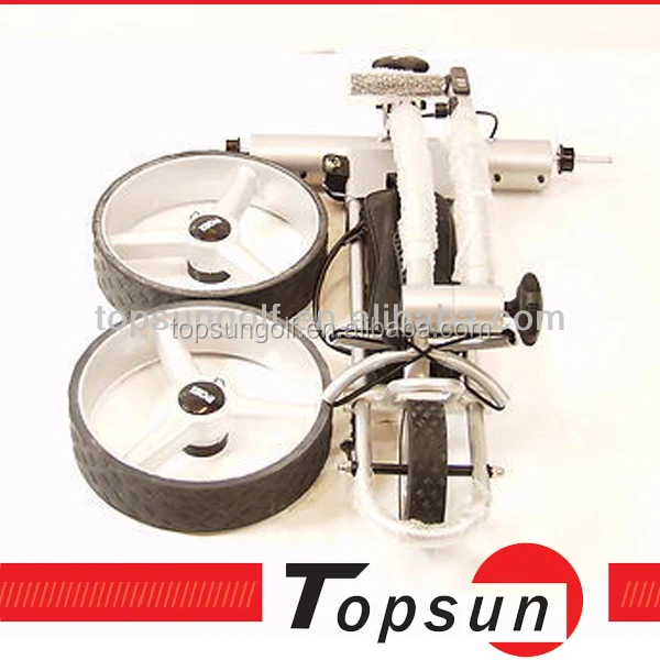 L Handle Easy Store 2028 Tubular motors Remote Control Golf Trolley X2