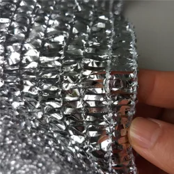 Светоотражающая алюминиевая затеняющая сетка, серебристая затеняющая сетка из ткани, тепловая алюминиевая затеняющая ткань