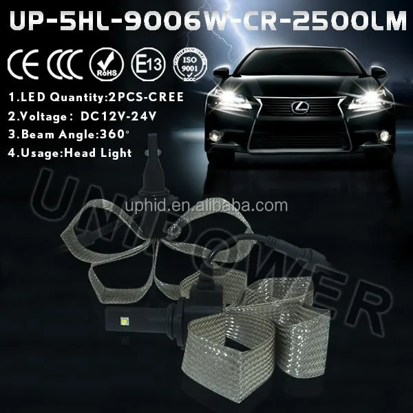 2015 новый продукт автомобиль 9006 из светодиодов фара с 2 года гарантии, CE рос