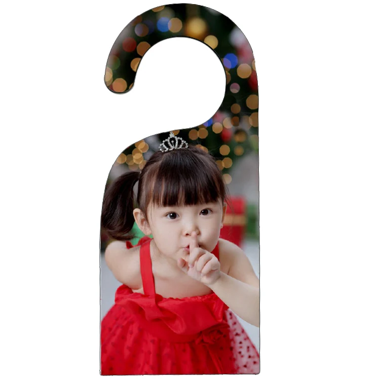 Sublimation blanks MDF Door Hanger L313 sublimation blanks mdf door hanger