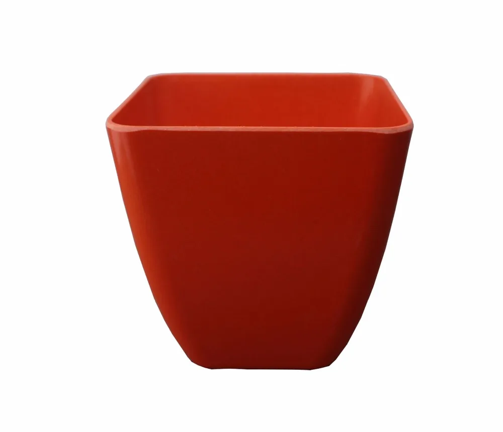 eco round bamboo fiber glass vases