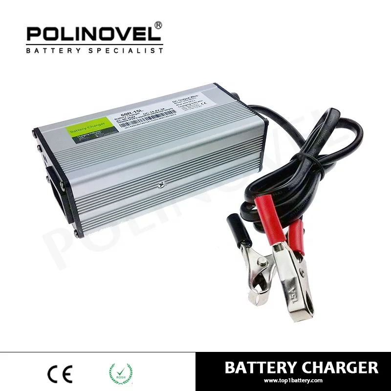 Polinovel Lithium Lifepo4 12V 24V 36V Battery Charger