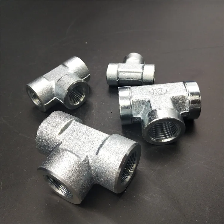 
Высококачественная Оцинкованная гидравлическая трубка-Тройник высокого давления из углеродистой стали 